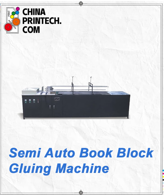 セミオートブックブロック 縫製書籍の粘着機 冷たい粘着剤を塗り込み,プレスブックブロック 冷たい粘着剤を均等に塗り込み,効率を向上し,労働力を節約します