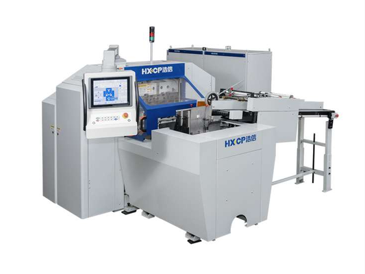 HX150DH High Speed Three Knife Trimmer 4200 cuts/hour for Perfect Binding Line Book Block